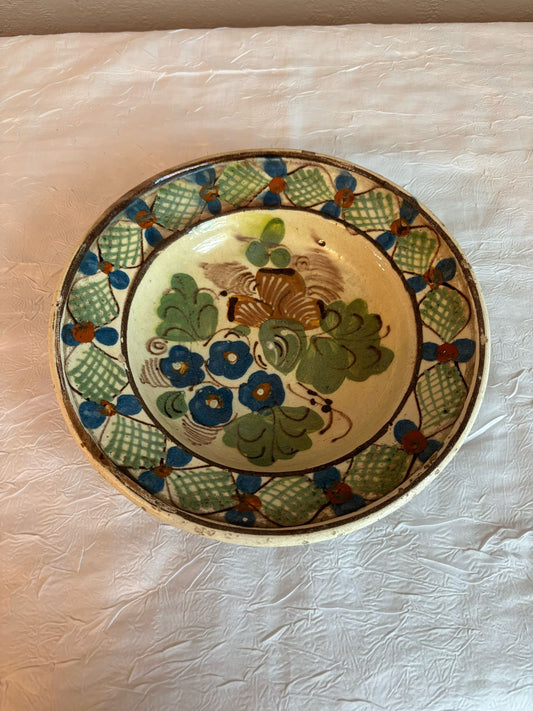 Assiette Creuse Décorative en Céramique Vintage